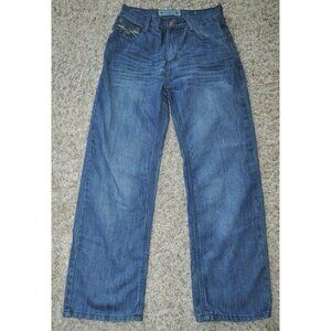 Boys Jeans 18 Denim & Rivets No. 37 Medium Blue Crinkled Denim